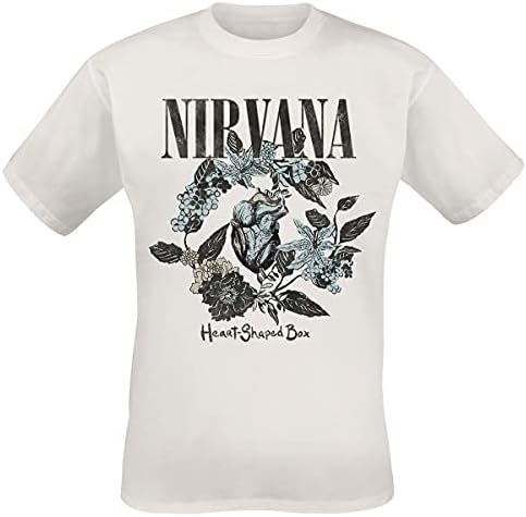 Nirvana Heart Shape Box Men's Short Sleeve T-Shirt White Regular
